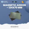 Original Energetic Resin 3D Printer Steel Bed with Magnetic AddOn - 195x122 mm